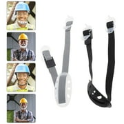 CIMAXIC Helmet Chin Strap Durable Polyester White 2Pcs