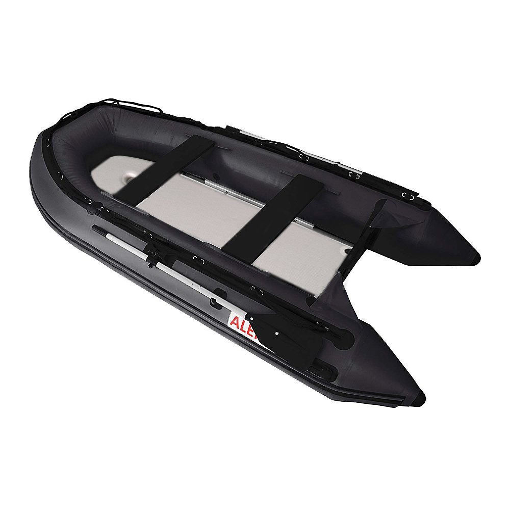ALEKO Inflatable Boat with Air Deck Floor 10.5 Ft Black Walmart