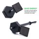thumbnail image 5 of Bewildely Luz con energía Solar 2V 80mA Chip LED recargable impermeable 600mAh luces encantadoras Patio trasero lámpara de paisaje con estaca Iluminación y accesorios Marrón Bewildely HA060467-02, 5 of 6