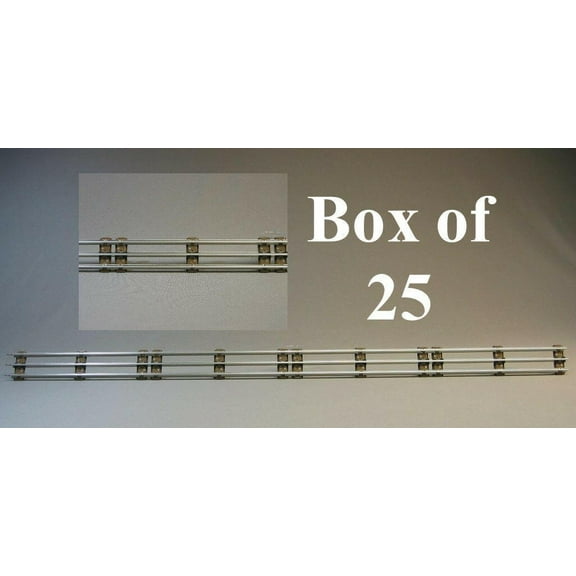 LIONEL 027 Extra Long 35" Straight Section Track 25 Pieces O Gauge