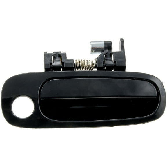 Dorman 77567 Front Passenger Side Exterior Door Handle for Specific Toyota Models, Smooth Black