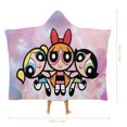 thumbnail image 2 of The Powerpuff Girls Wearable Blanket Cloak Arctic Velvet Hooded Blanket Soft Fuzzy Hoodie Blanket Cape for Adults Kids 40"x50", 2 of 8