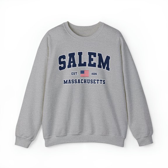 Salem Massachusetts MA Halloween Trip Vacation Sweatshirt, Gifts, Crewneck