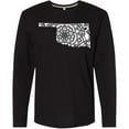 thumbnail image 3 of Inktastic Oklahoma Silhouette Mandala Long Sleeve T-Shirt, 3 of 5