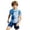 bleu, variante sur LUOGENLI Garçons Filles Ensemble de Shorts d'Entraînement de Football pour Enfants, Shorts de Basketball et T-Shirt, Combinaison de Sport (Orange Taille 7-8 Ans)