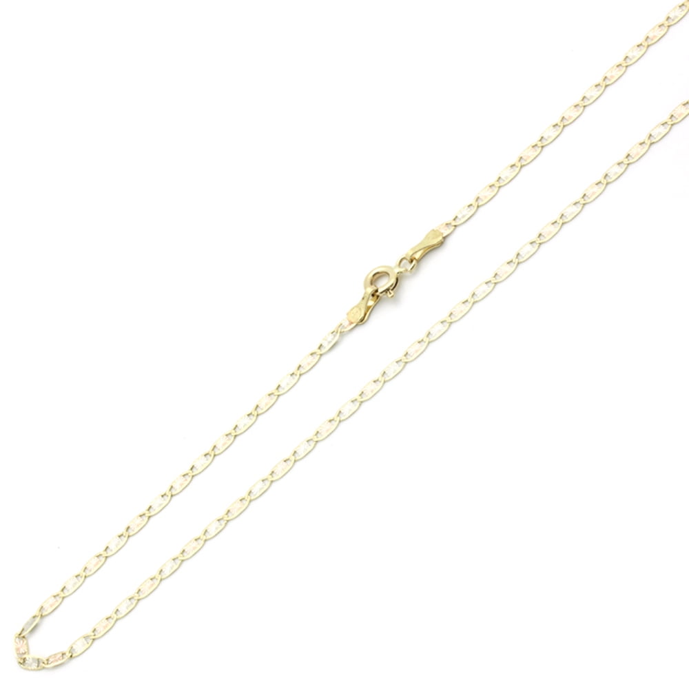 The World Jewelry Center 14k Yellow Gold Religious Baptism Pendant with 1mm Snail Link Chain Necklace