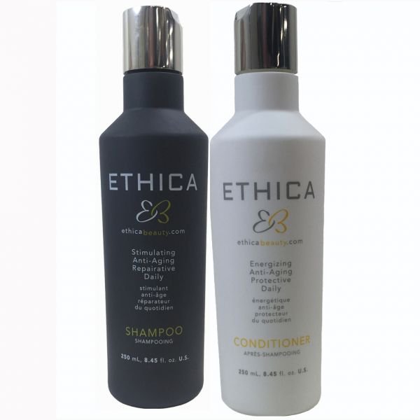 ETHICA Daily AntiAging Stimulating Shampoo & Conditioner DUO 8.45oz