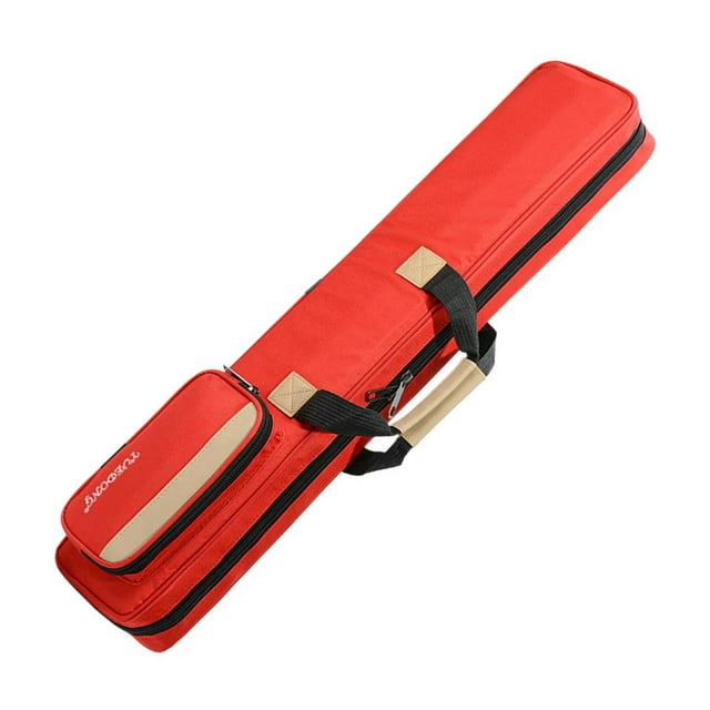 Shengyu Étui de Transport Premium pour Flûte Léger Épaissi Rembourré Sac à Main Rouge 90cm