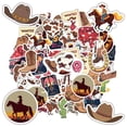 thumbnail image 6 of 35pcs Vintage Stickers Cowboy Graffiti Stickers Western Sticker Packs for Laptops Luggage Phones, 6 of 9