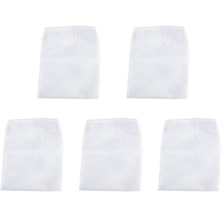 

Kitchen Essentials Kitchen Utensils Kitchen Set 5PCS Pro Quality Nut Milk Bag Reusable Milk Bag & All Purpose Food Strainer White
