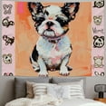 thumbnail image 2 of Orinice Cute Dog Tapestry Wall Hanging Unique Style Graphic Tapestries Home Wall Decor Art for Living Room Bedroom Apartment Farmhouse Dorm 50x40inch, 2 of 6