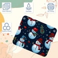thumbnail image 3 of Snowman Printed Square Mouse Pad, 8.3x9.8 Inch Non-Slip Rubber Bottom Gaming Mouse Pad for Office Use, 3 of 6