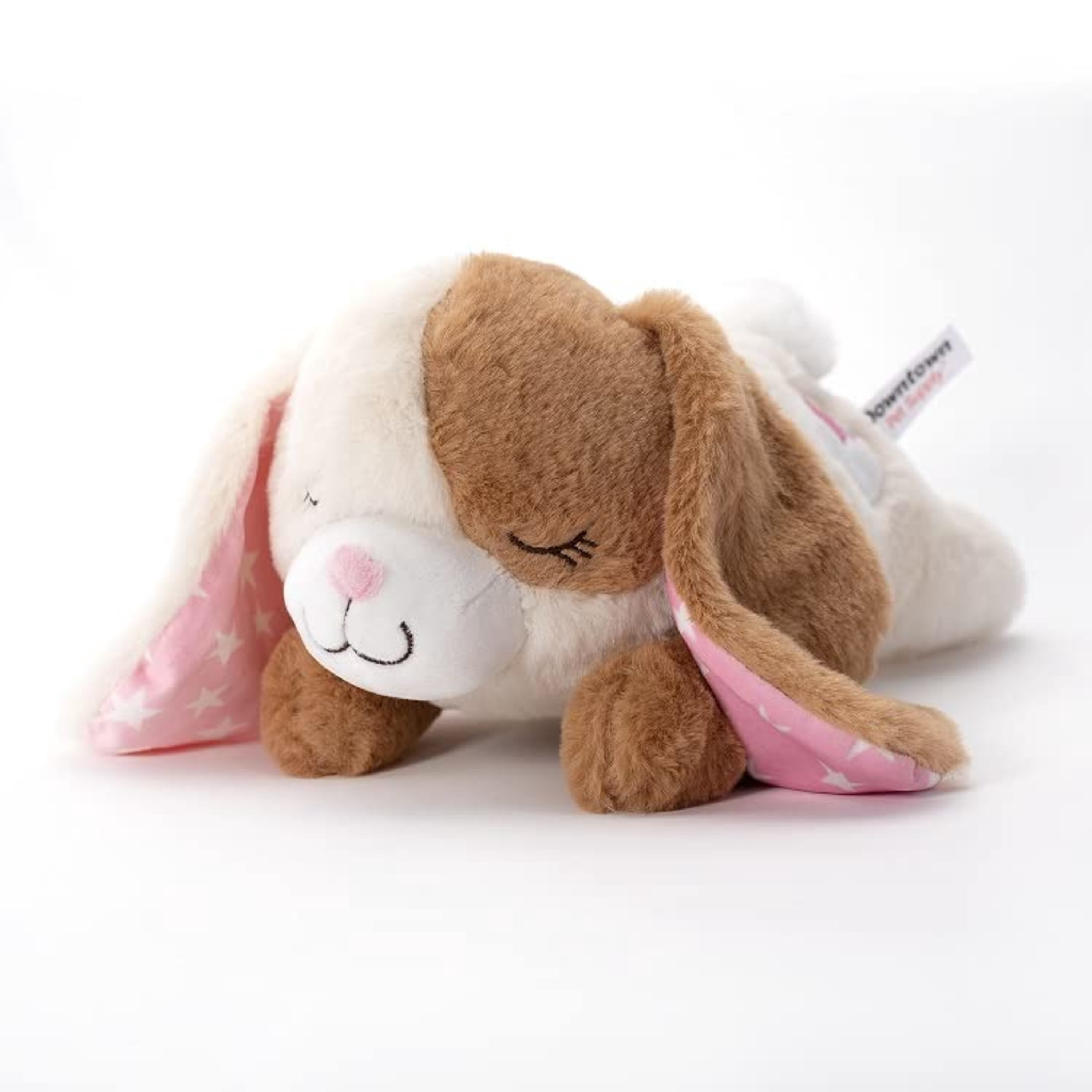 Downtown Pet Supply Hearbeat Comfort Dog Toys, Rabbit Plush Dog Toy