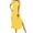 D1-Light Yellow, variant on Women's Summer Maxi Dress Loose Short Sleeve T-Shirt Long Dress Casual Side Split Sundress with Pockets, S-2XL