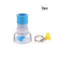 thumbnail image 1 of Sprays a Prueba de Agua, Boquilla de Agua Giratoria Del Grifo de Cocina de 3Pc, Dispositivo de Ahorro de Agua Anti Salpicadura con Rotación de 360 Grados, Cabeza de Pulverización Retráctil de Acero In, 1 of 1