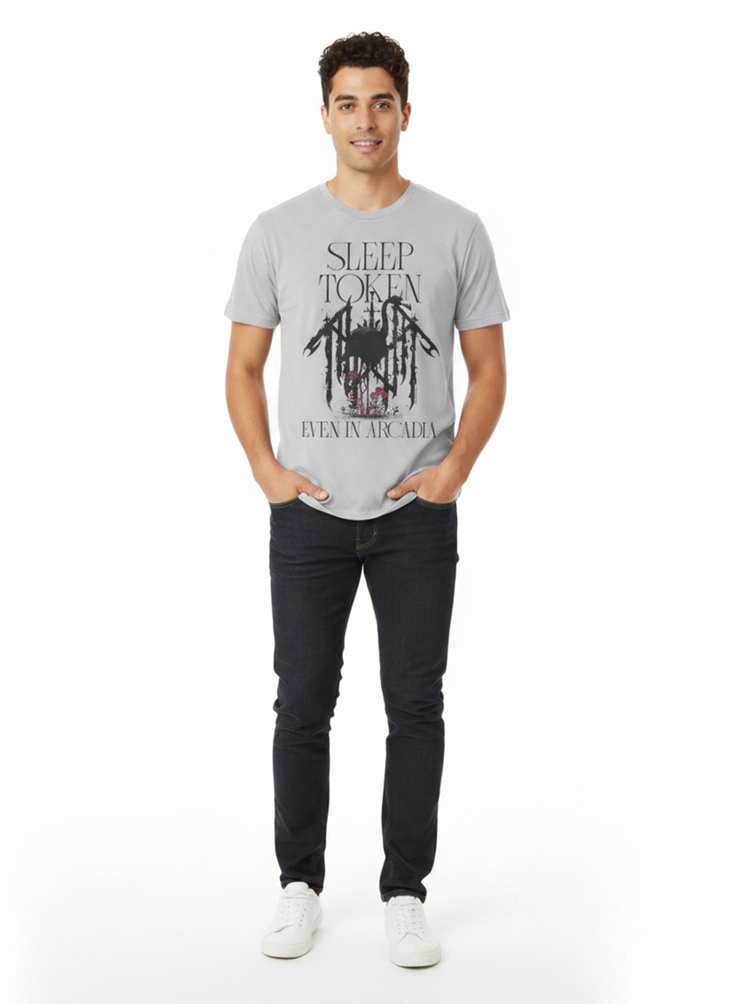 Sleep Token Men’s Graphic Short Sleeve Tee, Maize Print, Sizes S–3XL