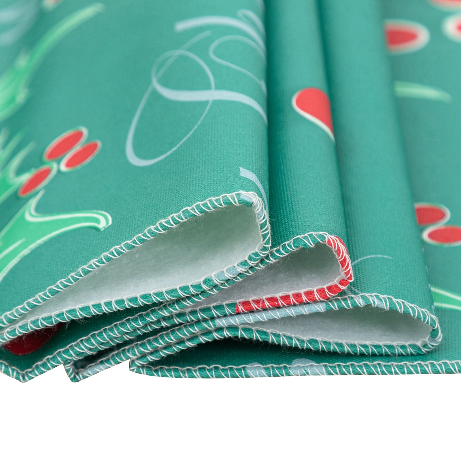 RAY STAR Christmas Tablecloth 60x120 inch Rectangle Xmas Tablecloth Waterproof Vinyl Tablecloth with Flannel Backing