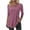 Watermelon Red, variant on Lenpel Tunic Tops for Women Trendy Long Sleeve Cross V Neck Curved Hem Button down Shirts Loose Fit Casual Blouses(Watermelon Red,X-Large)