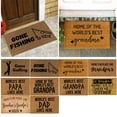 thumbnail image 4 of 1Pc Floor Mat 40X60Cm Grandpa and Grandma Dad in The World Father'S Day Gift Funny Cute Doormat Door Mat Welcome Friends Doormat Funny Doormat New Home Door Mat, 4 of 4