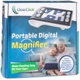 thumbnail image 4 of ClearClick Portable Handheld Digital Magnifier with 3.5" LCD and Up to 10x Magnification - Electronic Vision Reading Aid, 4 of 4