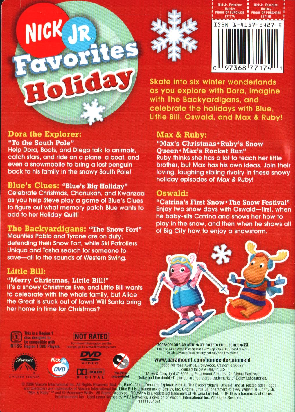 Nick Jr Holiday Dvd Nick Jr Holiday Dvd