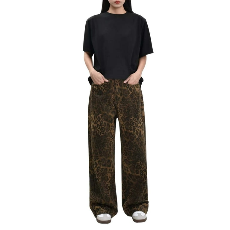 パンツ LEOPARD PRINT WIDE STRAIGHT PANTS パンツ LEOPARD PRINT WIDE STRAIGHT PANTS LEOPARD PRINT WIDE
