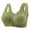 Green, variant on Womens Seamless Jelly Bras Front Closure Comfort Breathable Plus Size Daily No Underwire Full Support Bra Seamless Bras for Women 1 PC