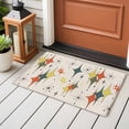 thumbnail image 4 of Bathroom Rugs 2x3 Ft, Multi-Color Diamond Non Slip Area Rugs for Kitchen Bedroom Entryway, Modern Geometric Middle Century Beige Washable Carpet Runner Rug Floor Mats for Bedroom Home Decor, 4 of 8