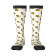 thumbnail image 2 of Lsque Leopard Print Printed Crew Socks Men's Women's LightWeight Thin Casual Calf Socks ,Knee High Socks,Cotton Socks, 2 of 9