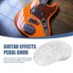 thumbnail image 5 of 10 Uds. Pedal de Efecto Guitarra Tipo Tapa UñAs Amplificadores Interruptor Pie Protector Perilla, 5 of 11