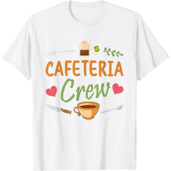 Funny Cafeteria Crew School Lunch Lady Squad Food Service T-Shirt
