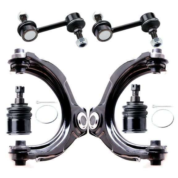 ECCPP Control Arm Kit For 2008 2009 2010 2011 2012 2013 2014 for Acura TSX for Honda for Accord - Lower Ball Joints FRONT SWAY BAR ENDLINK Upper Control Arms