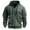 Dark Green-O9, variant on Homeyce mens zip up hoodie Full Zip Long Sleeve Workout Athletic Sweatshirts Casual Lightweight Outdoor Tactical Cargo Hoodie Fall Winter Drawstring Zip Up Sports Jackets,Green XL