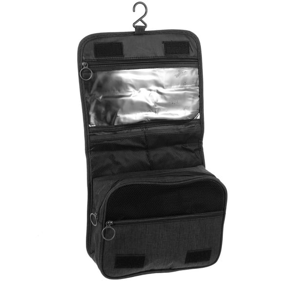 TABLZONE Toiletry Bag Rectangular Travel Organizer with Cationic Fabric, 1 Piece, 9.04 x 6.68 x 3.73 Inches