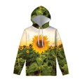 thumbnail image 5 of Sudadera con capucha con estampado floral de girasol para hombres y mujeres, sudadera con estampado 3D de plantas y flores, sudaderas con capucha de moda Harajuku, jerséis de manga larga, 5 of 5