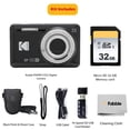 thumbnail image 2 of KODAK PIXPRO FZ55 (Black) 16MP Digital Point & Shoot Camera, 5X Optical Zoom, 28mm Wide Angle, 1080P Full HD Video, Bundle with 32GB SD Card, Protective Case, and Hi-Speed Card Reader, 2 of 7