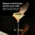 thumbnail image 5 of Libbey Signature Greenwich Coupe Cocktail Glasses Set of 4, Dishwasher Safe 8 Oz Coupe Wine Glasses, Stemmed Cocktail Glasses for Weddings, Birthdays, 5 of 6