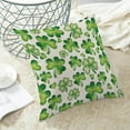 thumbnail image 4 of St Patricks Day Pillow Covers 18x18 Set of 2, Lucky Clover Throw Pillow Covers Green Shamrock Decorative Cushion Case St Patricks Day Decor for Home Couch Sofa Outdoor, 4 of 6