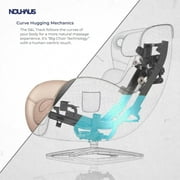 Nouhaus Heated Classic Massage Chair Full Body and Spot Massaging Recliner with Ottoman, Bluetooth Speaker, in-Chair Charger Mellow Sand