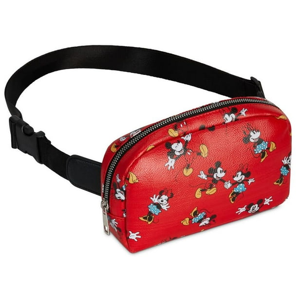 Riñonera Disney Mickey Minnie Mouse roja para mujer