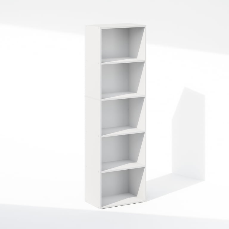 Furinno Reed 5-Tier Reversible Open Shelf Bookcase photo 1