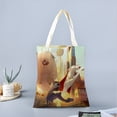 thumbnail image 2 of League of Super-Pets Bolso de tela con estampado de lienzo para mujer, bolsa de compras reutilizable y estética, con cremallera interior, regalo para mujer,38*45cm., 2 of 6