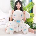 thumbnail image 4 of Juguetes de peluche Cinnamoroll, muñeco de perro de orejas grandes de dibujos animados, pequeño juguete de perro blanco, almohada para dormir para la mejor amiga, muñeco de peluche decorativo, 4 of 5