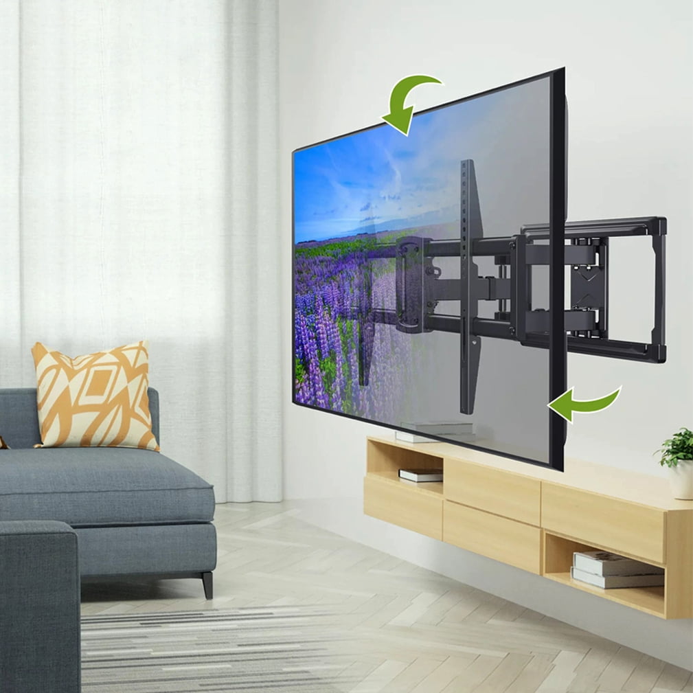 Wisfor 32-80" Full Motion Articulating TV Wall Mount Bracket for Samsung Sony Sharp Kogan, Tilt & Swivel