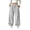 Gray, variant on Ohufall 5-15T Girls' Casual Sweatpants Solid Color Elastic Waist Sweatpant Soft Comfortable Fit Pants for Daily Wear