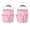 Pink, variant on NFTIGB 2pcs Foldable Garden Tool Bag Bucket Tool Bag Camping Harvest Basket Bathroom Storage Bath Wash Bag with Handle for Indoor Outdoor White (11.0 inches / 28 cm)