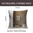 thumbnail image 2 of LALILO Throw Pillow Covers Modern Reading Corner Behind Natural Cushion Cover 18" x 18", 2 Pack, 2 of 6