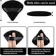 thumbnail image 3 of Zhuge 12 piezas de borlas para polvos faciales triangulares para maquillaje en polvos sueltos, esponja suave para base de maquillaje，herramienta de maquillaje en seco y húmedo (negra, pequeña), 3 of 5