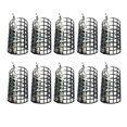 thumbnail image 1 of stanreset 10 Pieces Fishing Feeder Cage Portable Professional Anti-lost Anti-rust Replacement Bait Container Feeders Fish Tools Small, 1 of 6