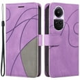 thumbnail image 1 of or Oppo Reno10 5G (Global)/Reno10 Pro 5G (Global) Wallet Phone Case Dual-color Splicing Stand Cover, 1 of 5